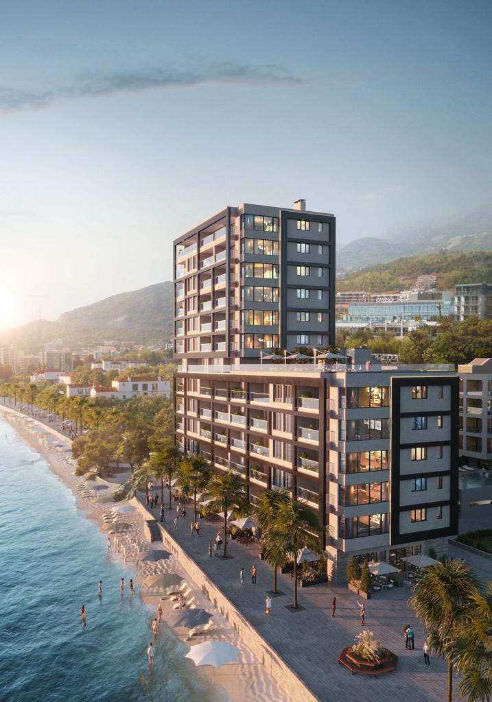 Роскошные апартаменты на первой береговой линии в Черногории